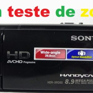 filmadora sony hdr-xr260 melhor custo benefício de alta resolução de longo alcance hdmi igreja jogos