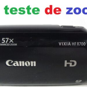 Filmadora canon vixia hf-r700 o futuro da produção de vídeo. Imagens nítidas e cheias de detalhes.