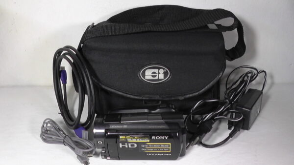 Filmadora sony hdr-xr520 semi Profissional  usada: lente grande angular e zoom óptico hdmi limpa - Imagem 4