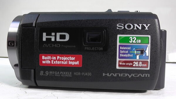 Filmadora sony hdr-pj430 de segunda mão  para dar um visual de filme às suas produções. - Imagem 2