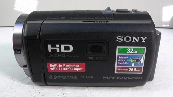 Filmadora sony hdr-pj430 de segunda mão  para dar um visual de filme às suas produções. - Imagem 3